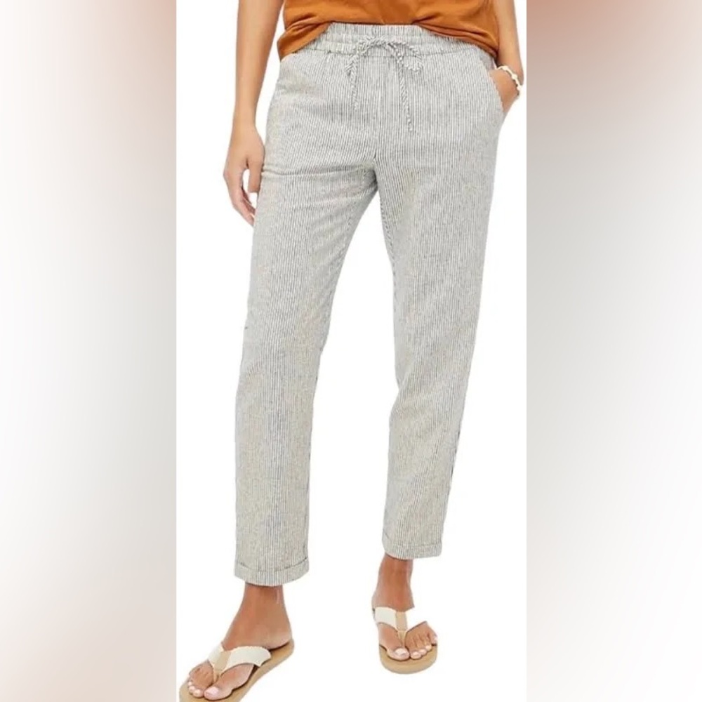 Jcrew Factory Linen-Cotton Pants, Size 4